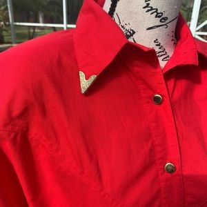 Lilia Smith vintage ladies western blouse.